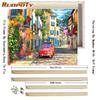 Рамка для рисования по номерам для взрослых, наборы для взрослых, картина на холсте, пейзажная краска по номерам, стартовый набор для настенного искусства 40x50 см
