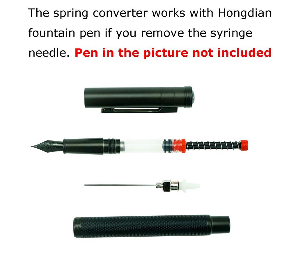 Asvine перьевая ручка чернильный шприц наполнитель пружинный преобразователь съемный тупой наконечник 5 шт. в упаковке