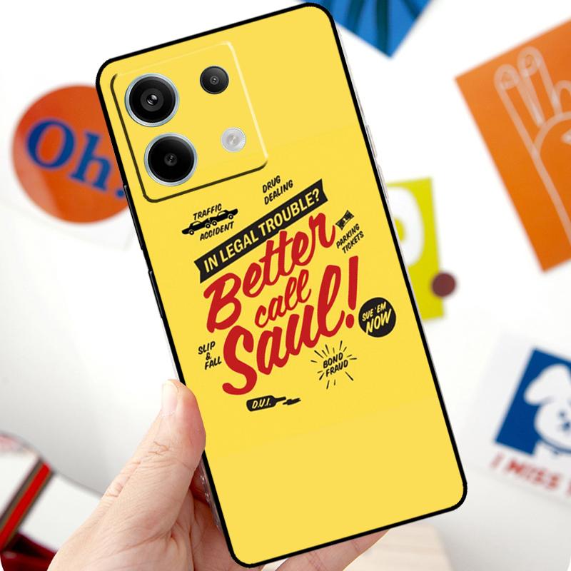 Чехол Better Call Saul для Xiaomi Redmi Note 11 10 12 13 14 Pro 10S 11S 12S Чехол для Redmi 15 10C 13C 12C 14C
