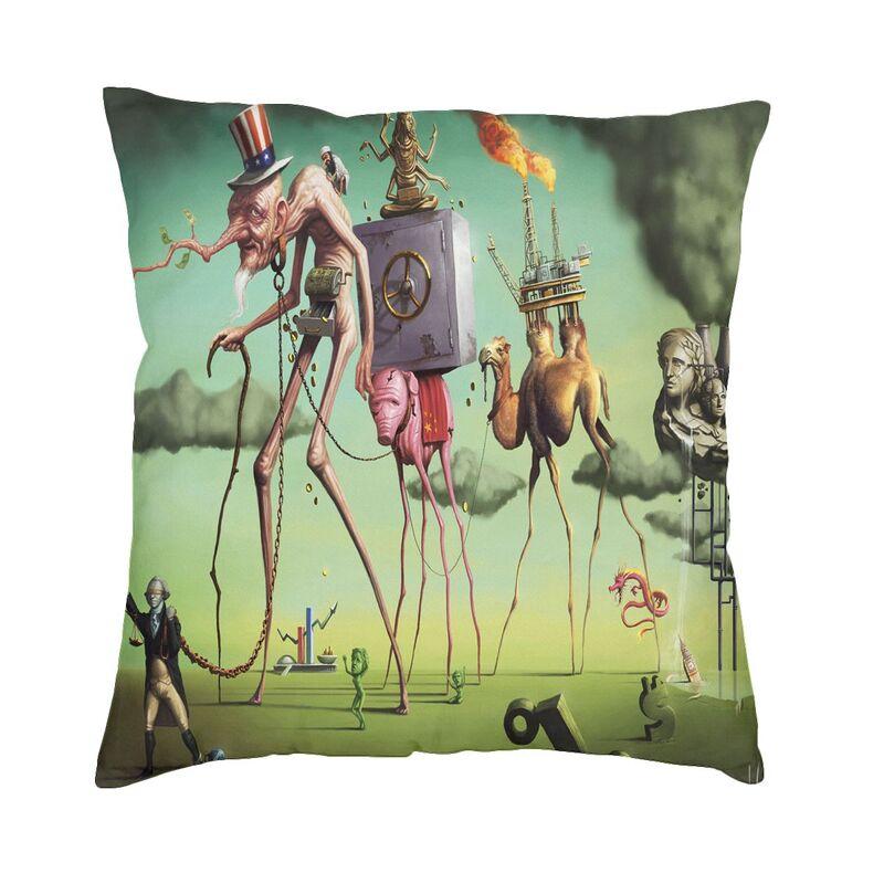 The Persistence Of Memory Cushion Cover 45X45Cm Salvador Dali Painting Art Velvet Cute Pillow Cases For Sofa Home Decor