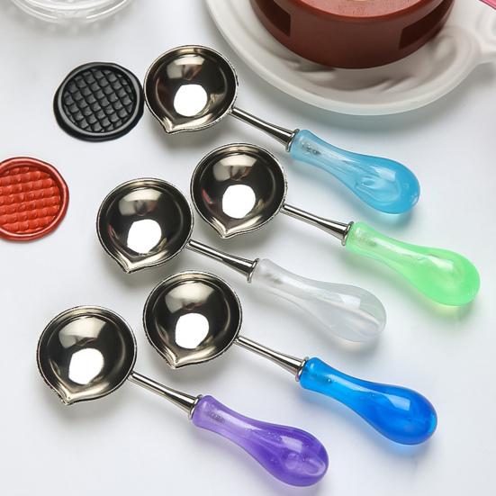 2 шт. ложка для печати воска, ложка для плавления воска, термостойкий винтажный конверт, сделай сам, поделка, приглашения на свадьбу, ложка для подогрева печати воска