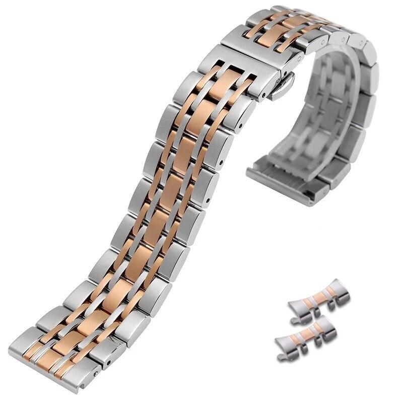 Solid Stainless Steel Wacth Strap 12/13/14/16/17/18/19/20/21/22/23/24mm for Tissot Metal Wristband for Omega Band for Armani
