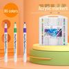 Acrylic Marker Pens for Primary School Students - Draw with Vibrant Colors, Waterproof and Quick-drying.