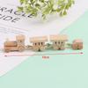 1Pc 1:12 Dollhouse Miniature Wooden Train Simulation Model Toy Doll House Decor