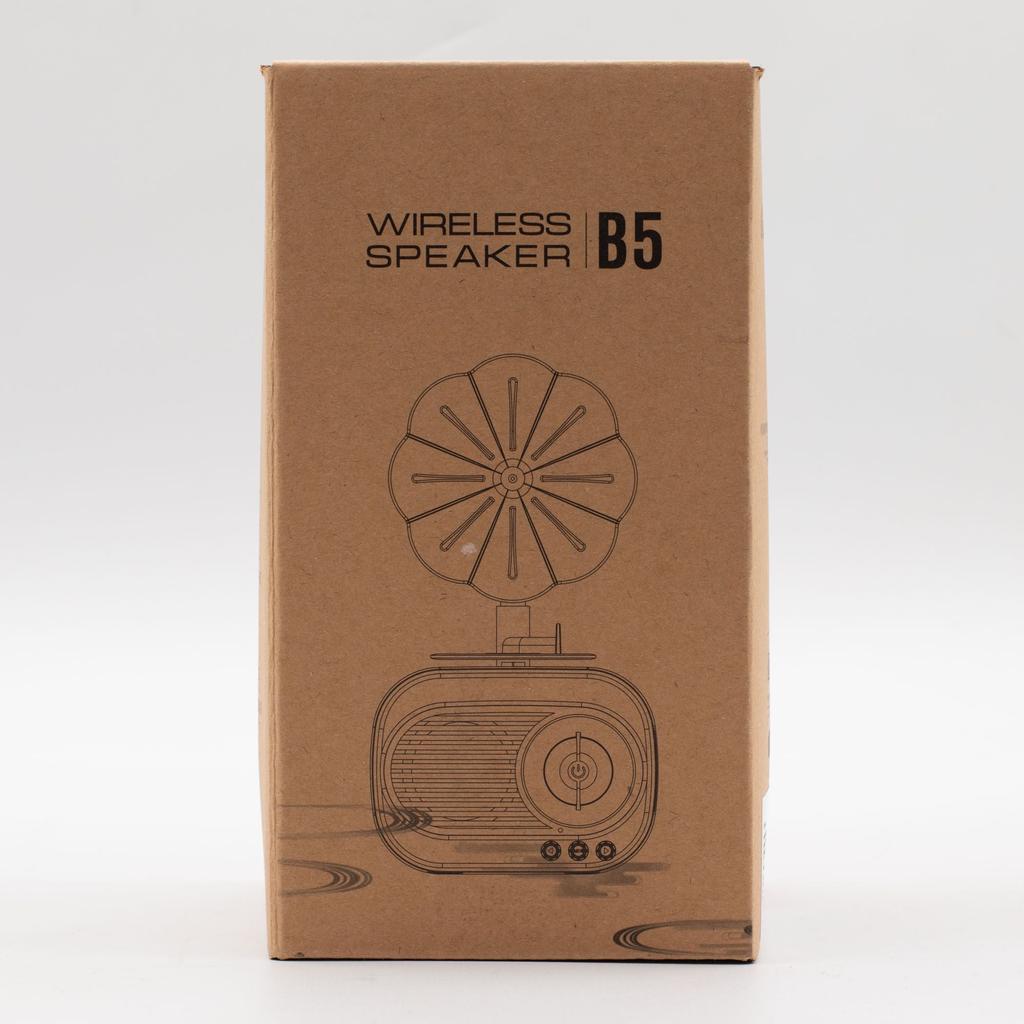 Retro Mini Gramophone Speaker – Bluetooth & FM Radio – 5 watt x 1