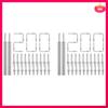400 Pcs Double-Head Skirting Thread Seamless Nail,Rust-Proof No Trace Skirting Thread Screws Set With 4 Rods, With Nail