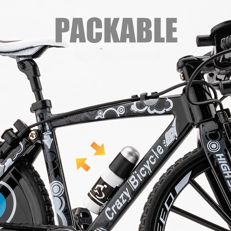 1/8 Мини Модель Сплава Велосипед Внедорожный Горный Велосипед Модели Высокая Имитация Украшения Коллекция Игрушки Подарки