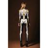 New Skeleton Skull Digital Printing Women's Tight Halloween Party Jumpsuit Cosplay Costume Zentai Bodysuit Outfit