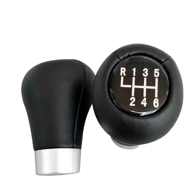 Car Leather Manual Gear Shift Knob For BMW 1 3 5 6 Series E30 E32 E34 E36 E38 E39 E46 E53 E60 E63 E83 E84 E87 E90 E91 E92 F30