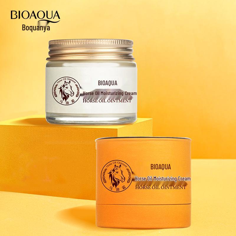 BIOAQUA Крем для лица с эссенцией лошадиного масла - Увлажняющий и питательный уход за кожей.