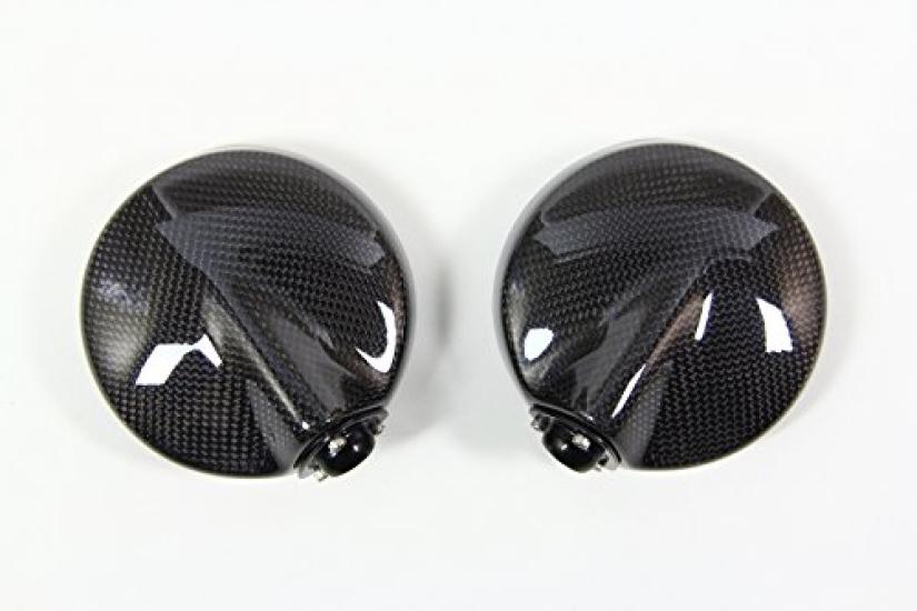 MAGICAL RACING NK1 Mirror Type 6 Plain Weave Carbon Black Stem Head Head Stem/Fitting Plate Type/Length Long/45mm A01-CANK-R6001