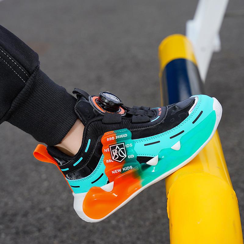 Мальчиковые Красные Зимние Спортивные Ботинки на Флисовой Подкладке для Нового Года