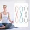 Силиконовая фитнес-резинка 8-образной формы для плеч и спины, высокоэластичная лента для растяжки для домашних тренировок, тренировок по йоге