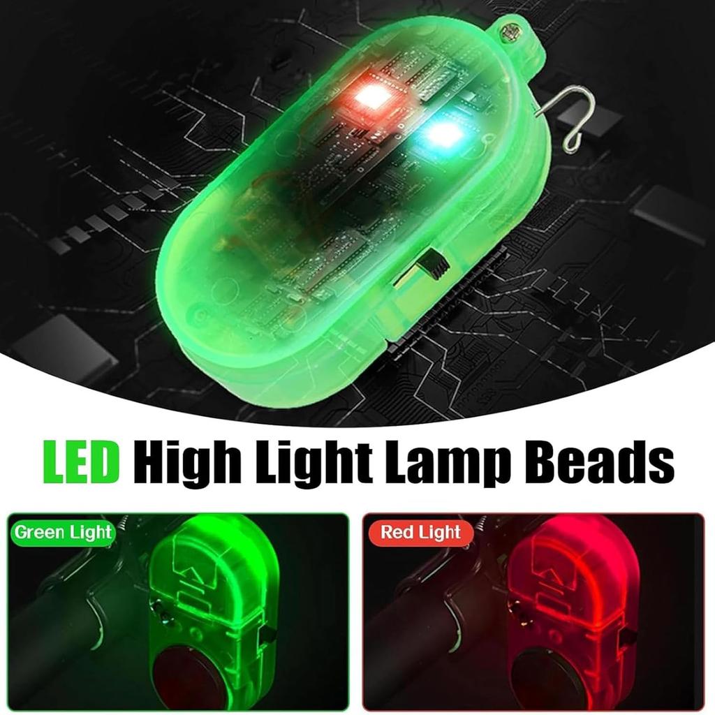 Рыболовный сигнализатор поклевки, Рыболовные сигнализаторы для удилищ, Умные электронные рыболовные колокольчики со светодиодной подсветкой, Улучшенные клипсовые чувствительные звуковые сигнализаторы поклевки