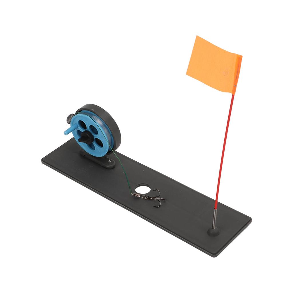 Подледная рыбалка Tip Up Pole Портативная удочка для подледной рыбалки с катушкой и плавающей базой для флага для зимы