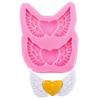 Non-sticky Food Grade High Temperature Resistant Pastry Mould Valentine Day Wing Heart Chocolate Mold Baking Tool