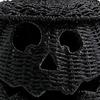 Handcrafted Witch Hat Halloween Woven Seagrass Pumpkin Candy Storage Basket  Halloween Decoration