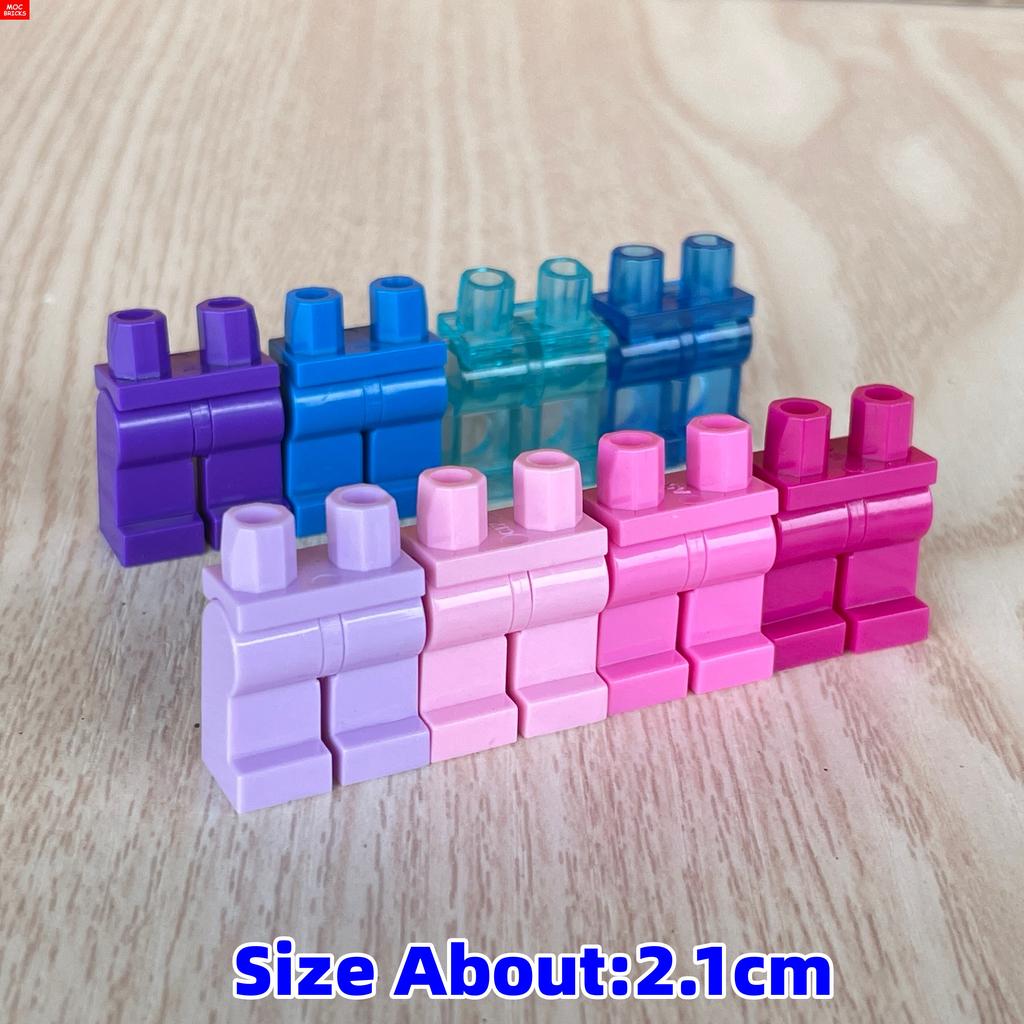 8 шт. Кубики MOC 17 мм Брюки Подвижные Короткие Ноги 970 см00 Часть Тела Одежда Модель Фигурка Сборка Строительные Блоки Игрушки Подарки