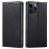 LC.IMEEKE For iPhone 16 Pro Leather Case RFID Blocking Card Slots Phone Cover