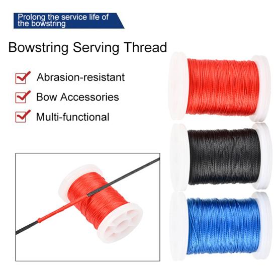 90M Тетива для стрельбы из лука Обвязка Нить Износостойкий полиэстер Защита тетивы Привязка Пип-прицелы Хвостовик Композитный рекурсивный лук