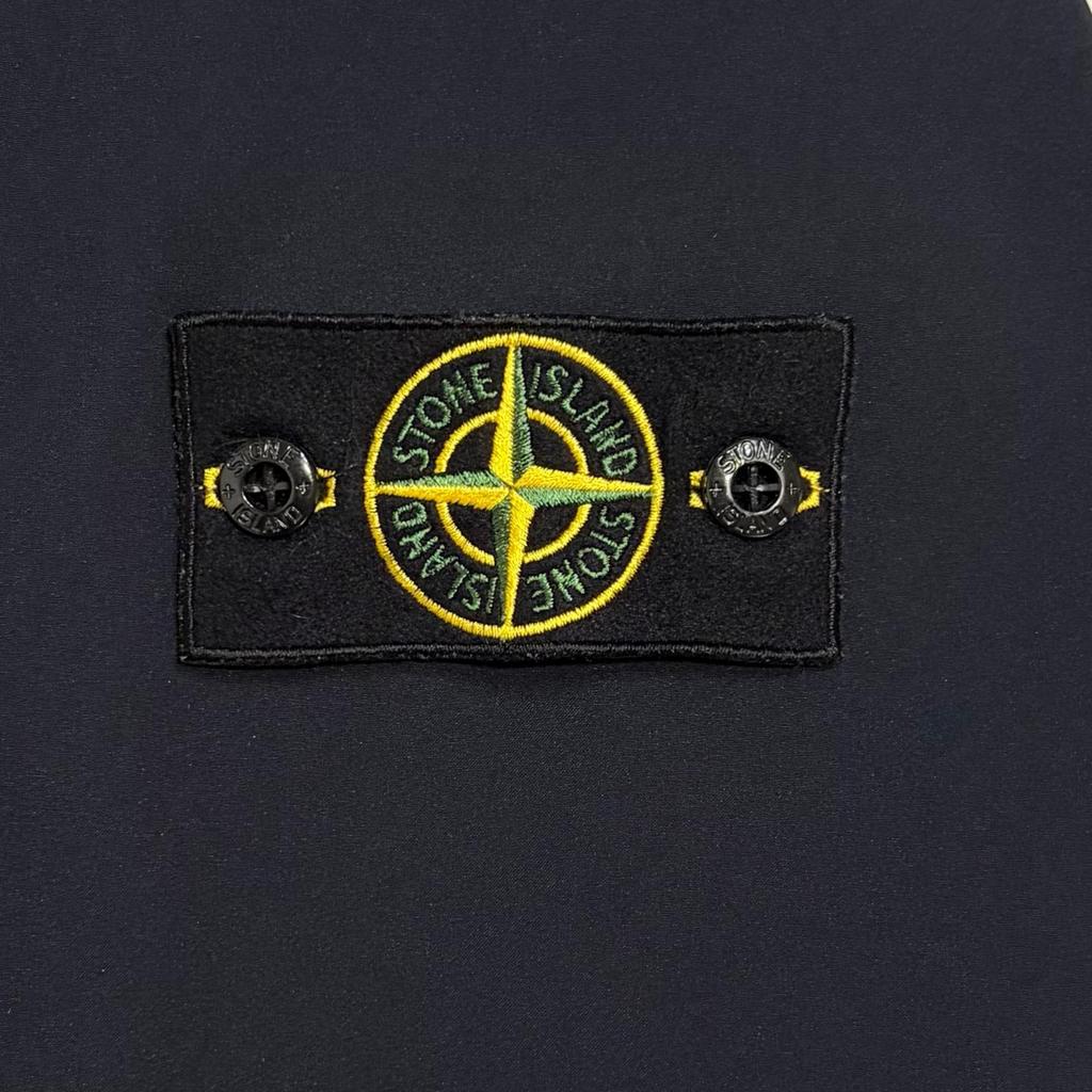 STONE ISLAND Нейлоновая Парка Темно-синяя Мужская Размер XL Модель 6915Q0522