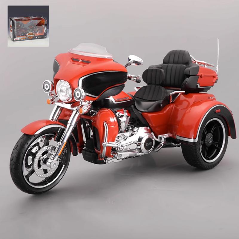 Майсто 1:12 Моделей мотоциклов Harley Davidson Cvo Tri Glide Alloy Classic Street, литые модели для досуга, подарки для детей