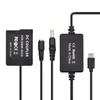 PD USB Type-C Cable To DMW-DCC8 Dummy Battery DC Coupler DMW-BLC12 Replacement for Panasonic LUMIX