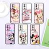 Pink Mickey Mouse For Xiaomi Redmi 9A 9C 9AT 10C 9 9T 10 12C 13C 8 12 K60 A1 K50 K40 5G Black Soft Phone Case