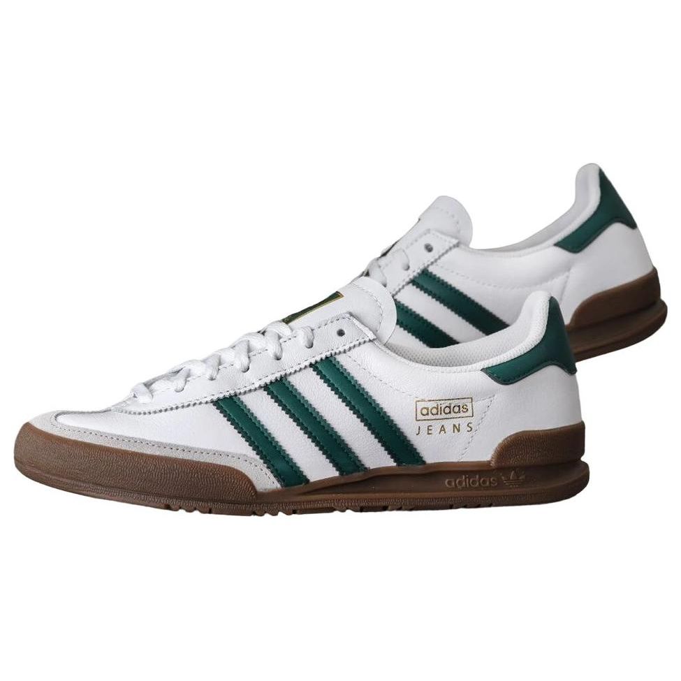 Adidas Jeans White Green Gum Unisex Sneakers Cloud-White Collegiate-Green Gum-5 GX4990