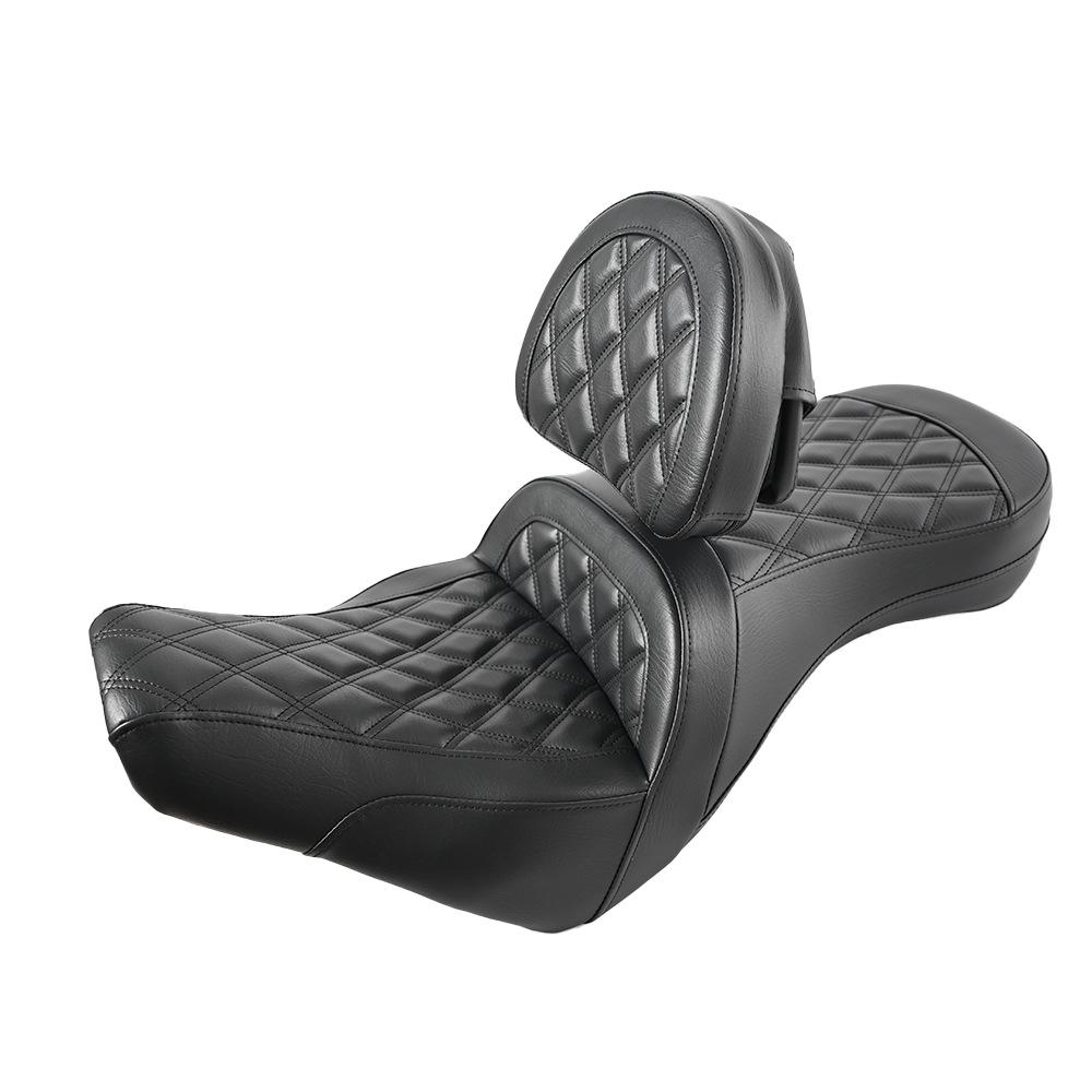 Мягкая подушка сиденья с поддержкой спины для Harley-Davidson Softail Streetfighter 18-25