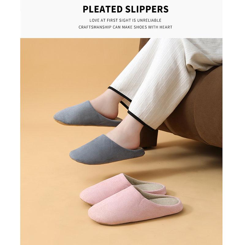 Бесшумные тапочки на подошве, домашняя обувь для помещений, нескользящие, мягкие, удобные, обувь для дома и офиса, нейтральная, зимняя, удобная, дышащая обувь