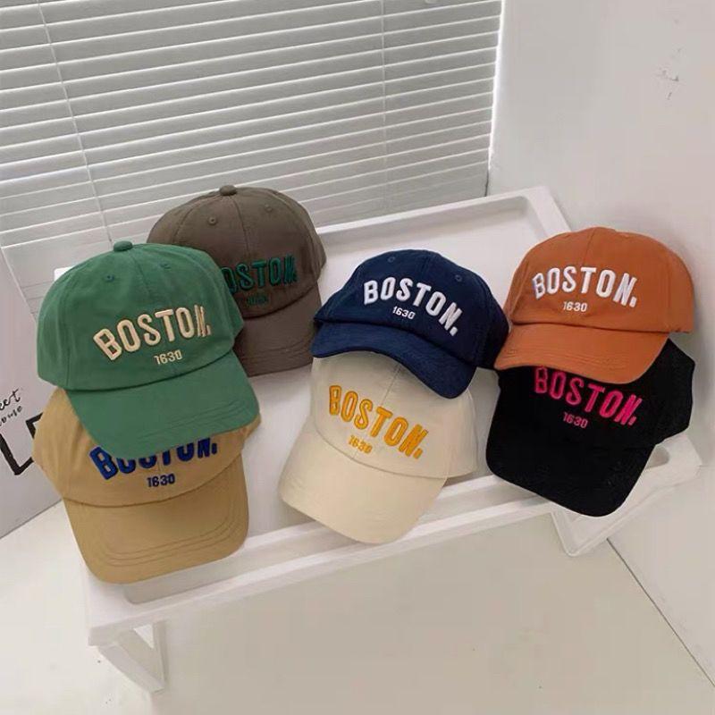 Children Baseball Cap Fashion Letter Embroidery Boys Girls Hip Hop Summer Sun Hat Adjustable Kids Solid Color Caps