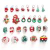 1 шт./пакет Рождественская серия сплав кулон DIY браслет ожерелье серьги ювелирные изделия аксессуары