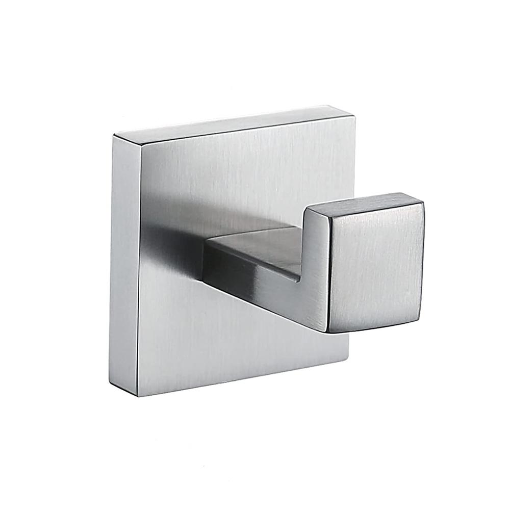 Комплект принадлежностей для ванной комнаты, матовая черная полка, крючок для халата, вешалка для полотенец, держатель для бумажных полотенец, комплект из нержавеющей стали