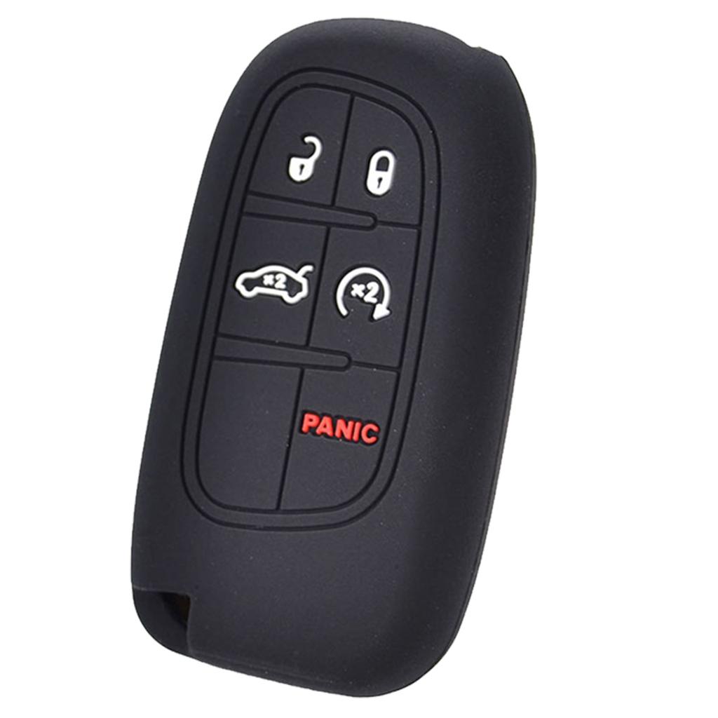 Для Jeep Grand Cherokee Compass Dodge Charger Chrysler 200 300 300C чехол для дистанционного ключа, защитный чехол для ключей, силиконовые автозапчасти