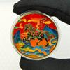 Coin Decoration 2026 Zodiac Horse Colored Commemorative Medal Year of The Horse Birthday Small Gift Metal Crafts
