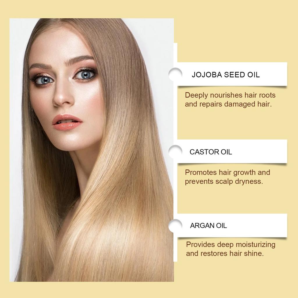 Jojoba Hair Care Oil, Moisturizing And Hair Care Non-greasy Soft Hair Deep Nutrition Nourishing Hair Care100ml