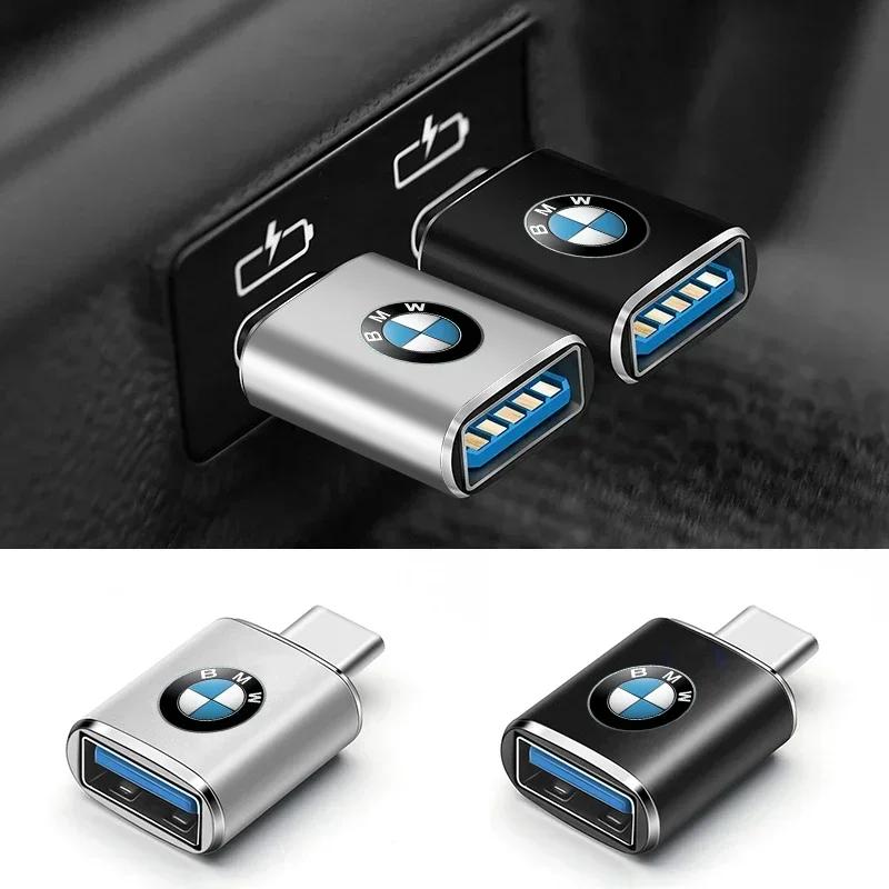 2025 For BMW Car Type-C To USB 3.0 Interface Mini Converter Charging Adapter For BMW E46 E90 E60 F30 F10 E39 E36 F20 G30 G20 E87