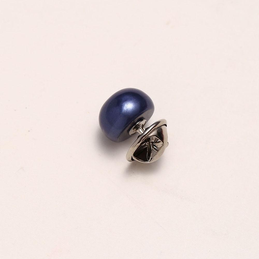 10pcs Needle Buckle DIY Decorative Safety Button Covers Imitation Pearl Button Brooch Pins For Hats