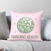 Green Disco Ball Dancing Queen Pillowcase Polyester Linen Velvet Creative Decor Throw Pillow Case Sofa Seater Cushion Cover