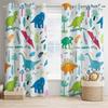 3D Printed Cute Cartoon Dinosaur Curtains For Living Room Bedroom Blinds Kids Room Home Decor 2 Panels