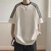 Men's Trendy Summer Three-Bar Raglan Sleeve Loose Fit T-Shirt