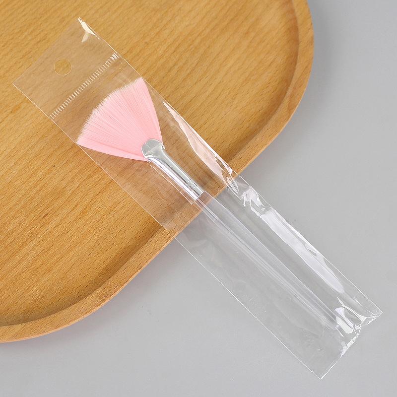 1Pcs Fan-Shaped Makeup Brush Facial Mask Brush Soft Applicator Brushes Facial Beauty Tool DIY Tool