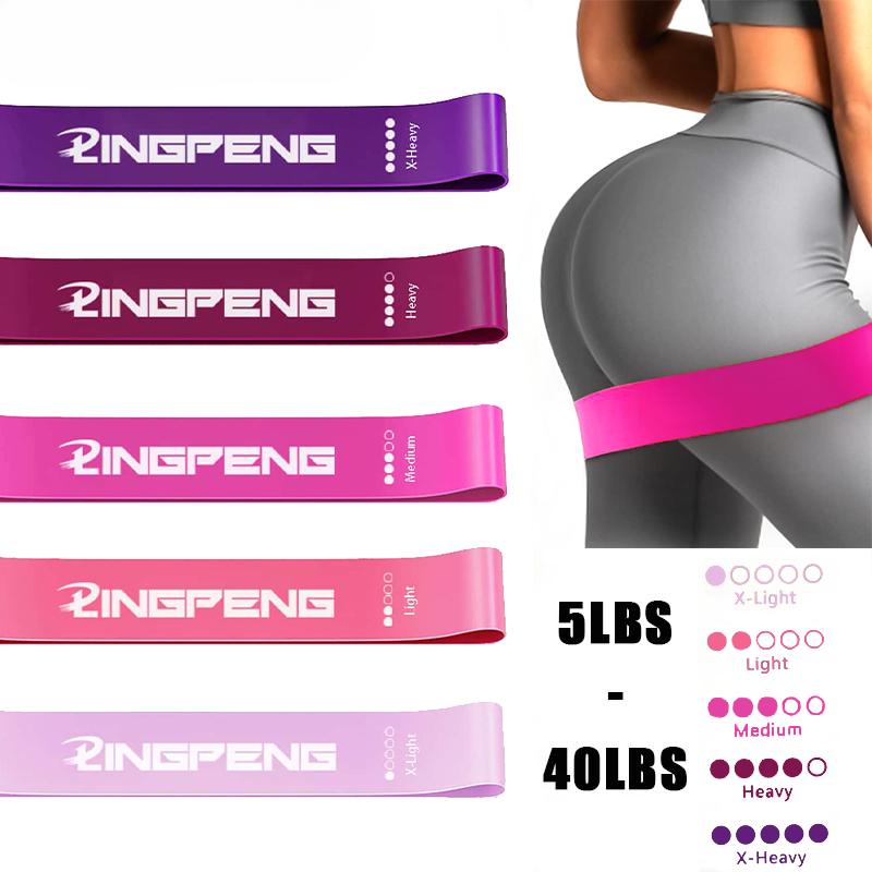 Elastic Circle Latex Rubber Band Tensor Tension Rope Yoga Squat Peach Hip Fitness Resistance Belt Resistance Ring