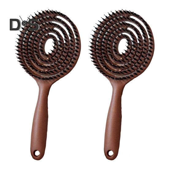 1/2 шт. вентилируемая массажная щетка для кожи головы эргономичная ручка антистатическая тонкая густая вьющаяся длинная расческа для мужчин и женщин укладка волос распутывание расческа