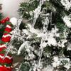 12Pcs Acrylic Thread Christmas Tree Pendants Hanging Christmas Tree Drop Ornament  Noel Navidad