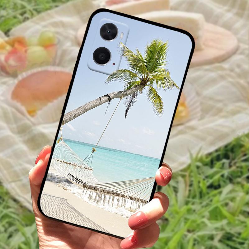 Чехол для OPPO A96 A36 A76 4G, противоударный задний мягкий чехол из ТПУ для телефонов OPPO A96 A36 A76 4G, роскошный черный защитный Fundas