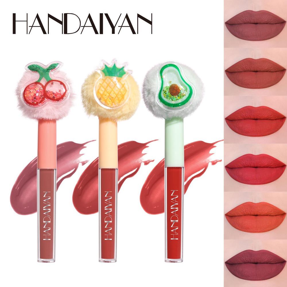 HANDAIYAN Stek Gjin Beker Lip Glaze Velvet Filvet Mist Матовая помада Reade Fruit Plusplus HEAD Gloss