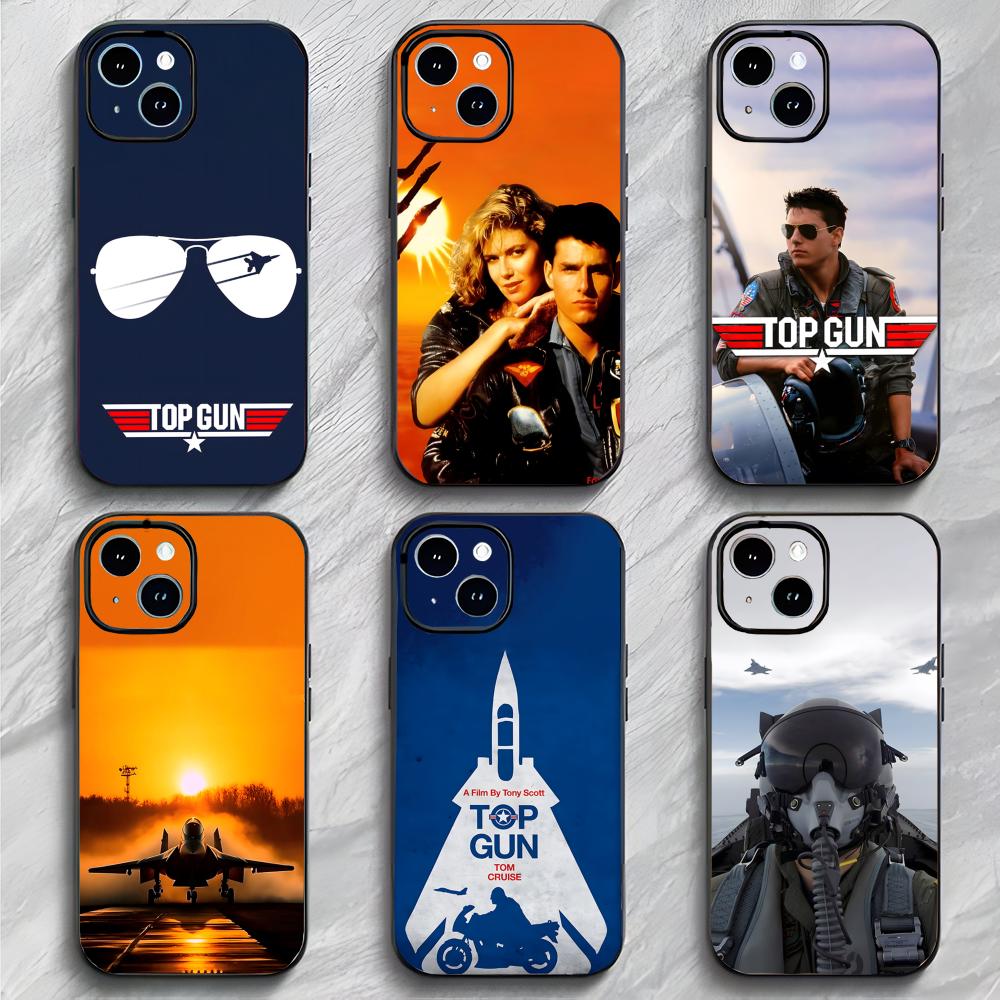 Классический американский фильм Top Gun Чехол для телефона Чехол для телефона Мягкая упаковка Легкий Для iPhone17 16 15 14 13ProMax