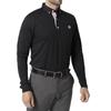 FootJoy Men's Black Long Sleeve Button-Down Shirt with Solid Pockets, Size XL (FJ-F24-S14, 32090-XL)